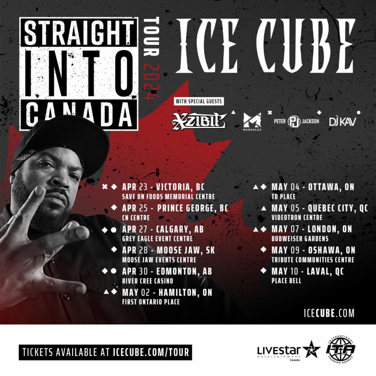 Ice Cube Sells Out 1st Leg of Canadian Tour – More Dates Added