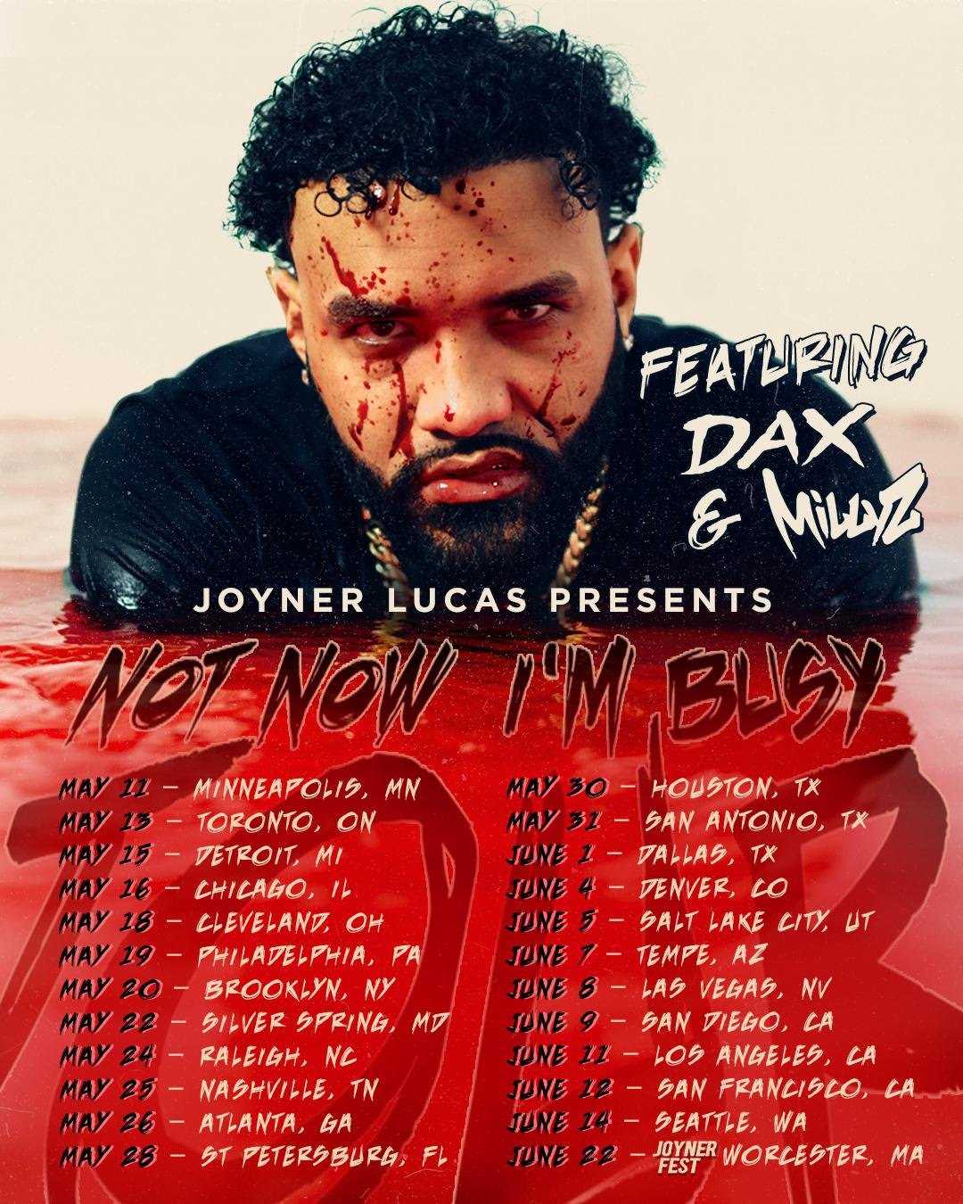Joyner Lucas Announces 24-Date ‘Not Now I’m Busy’ North America Headline Tour