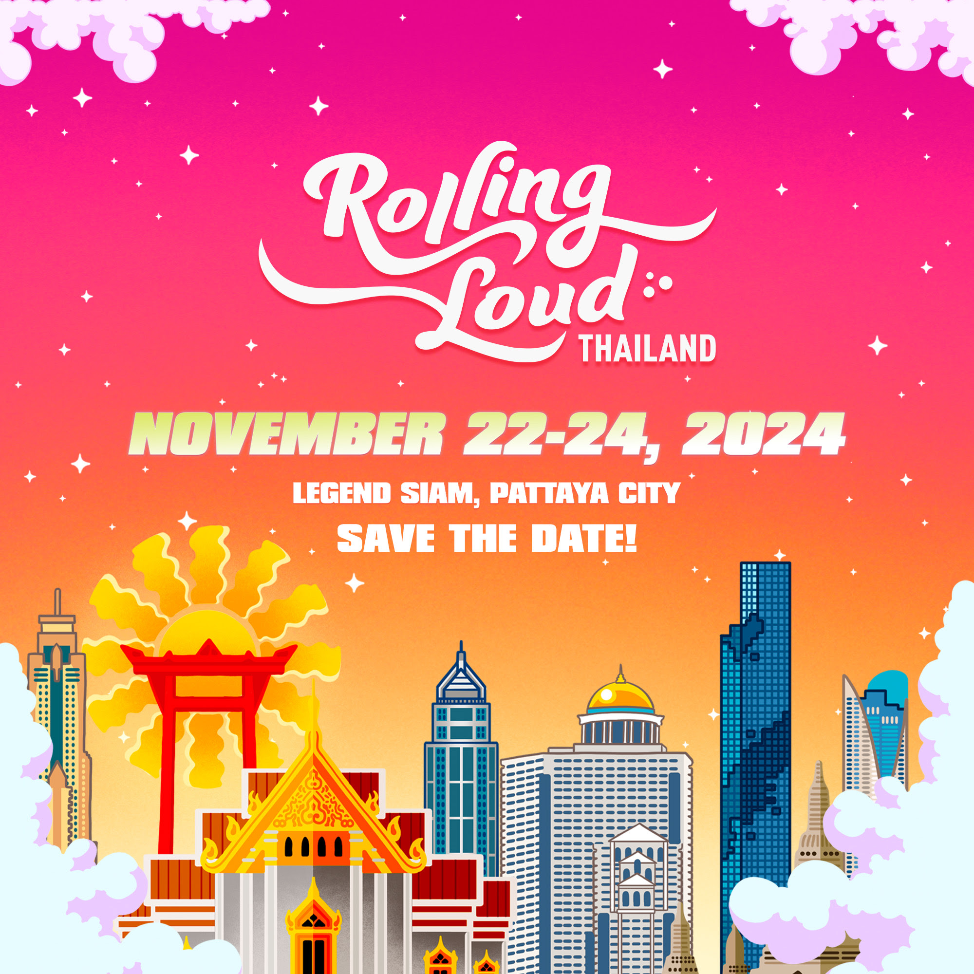 Rolling Loud Announces Return to Thailand in November 2024