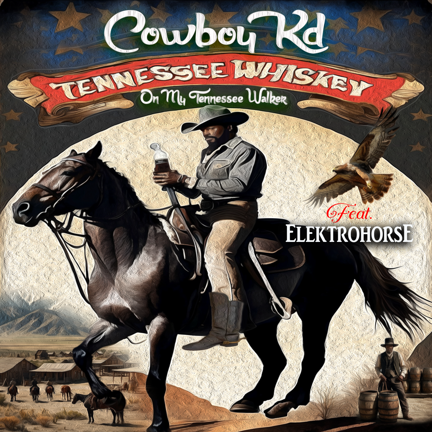 Unleash the Wild: Cowboy KD Drops Electrifying New Single “Tennessee Whiskey (On My Tennessee Walker) Featuring Elektrohorse 