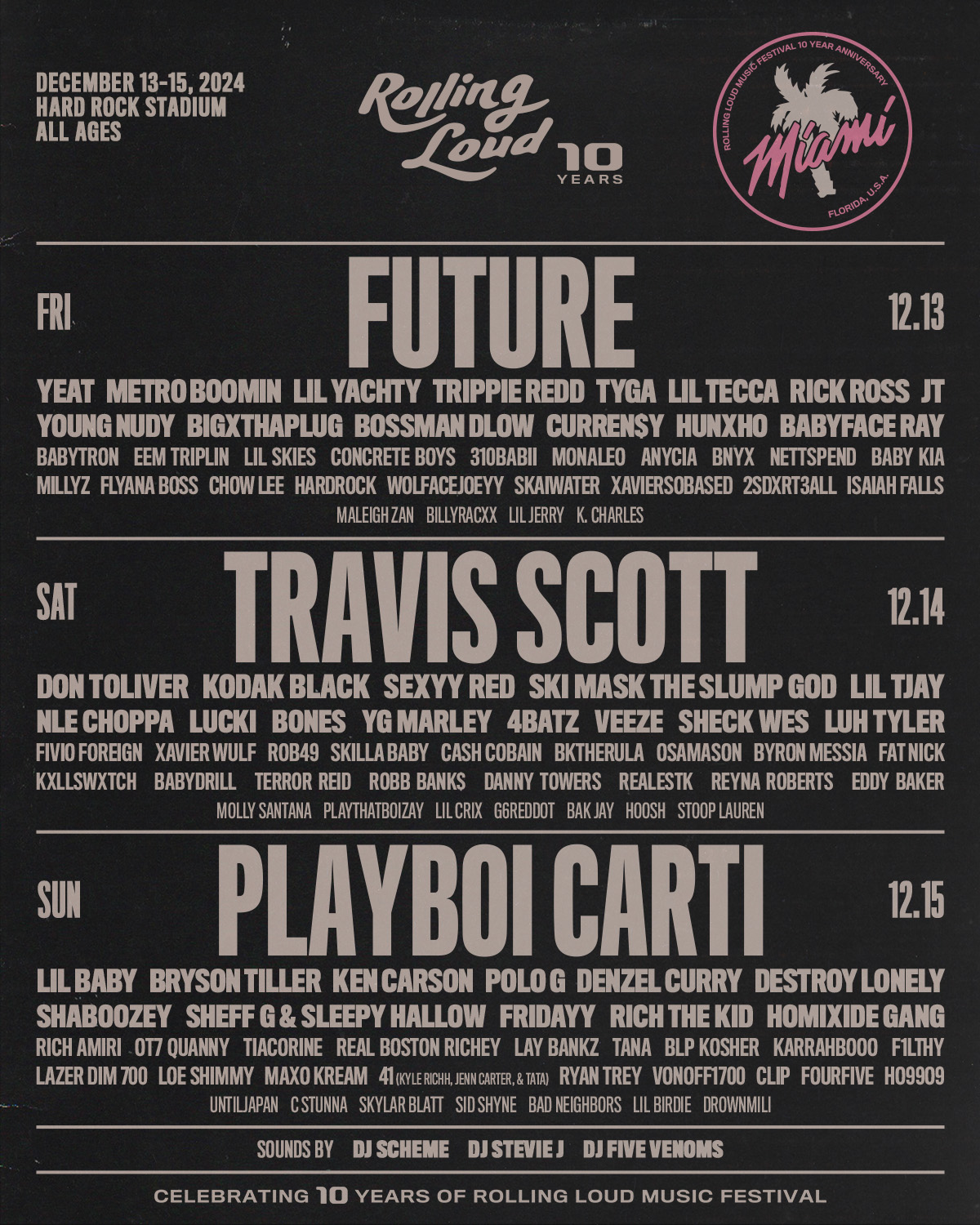 Rolling Loud Miami Announces Glokk40Spaz & Single-Day Passes On-Sale Now